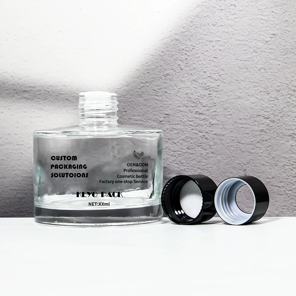 wholesale perfume bottles 200ml Nordic style luxury glass decorative fragrance reed diffuser bottles