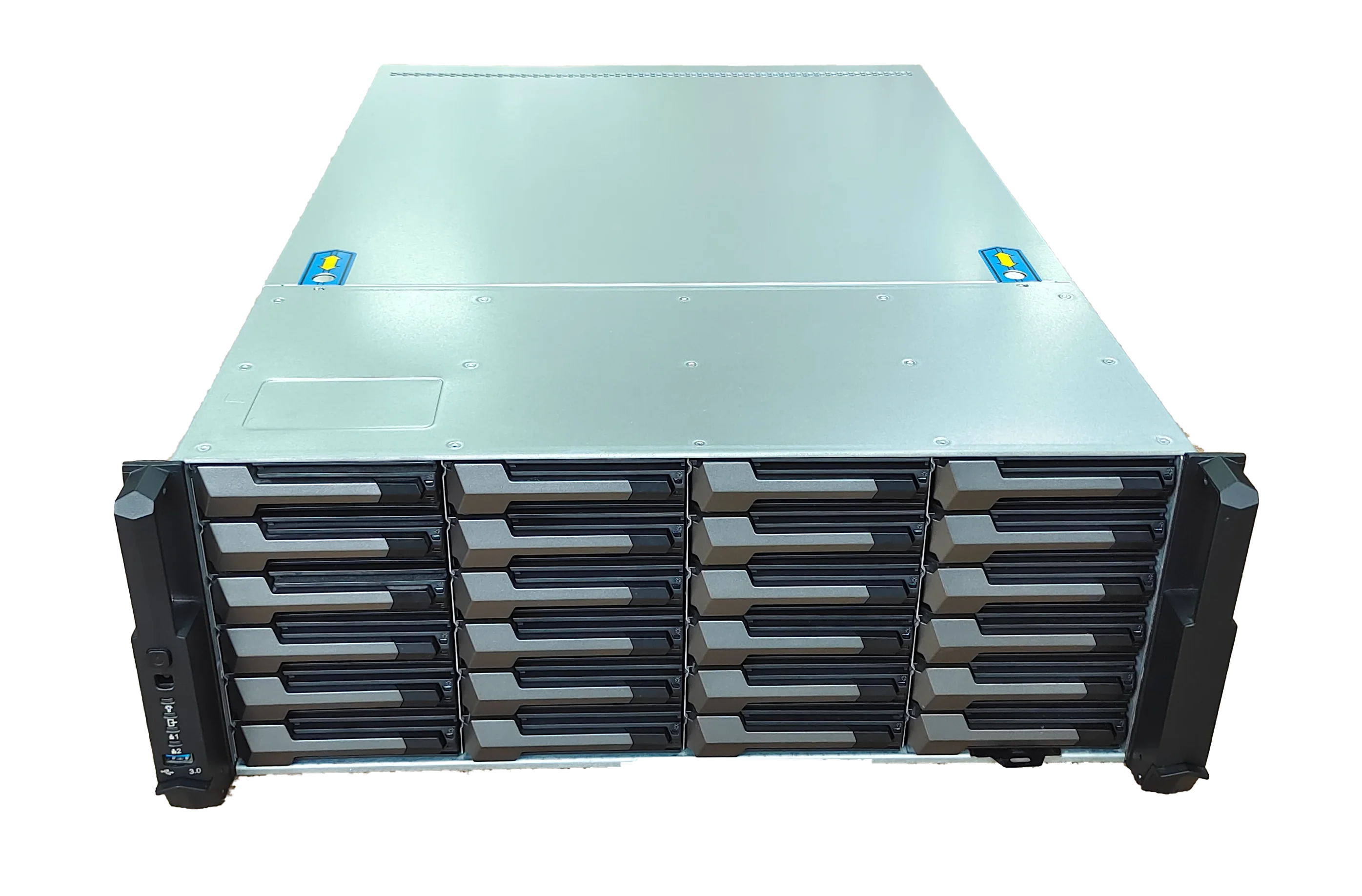 4u 24bays case 12g expander backplane server chassis EEB/ CEB nas storage case ATX and redundant power supply