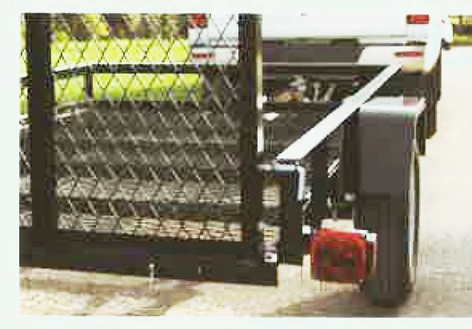 Powder Coated Steel Utility car trailers farm travel trailer