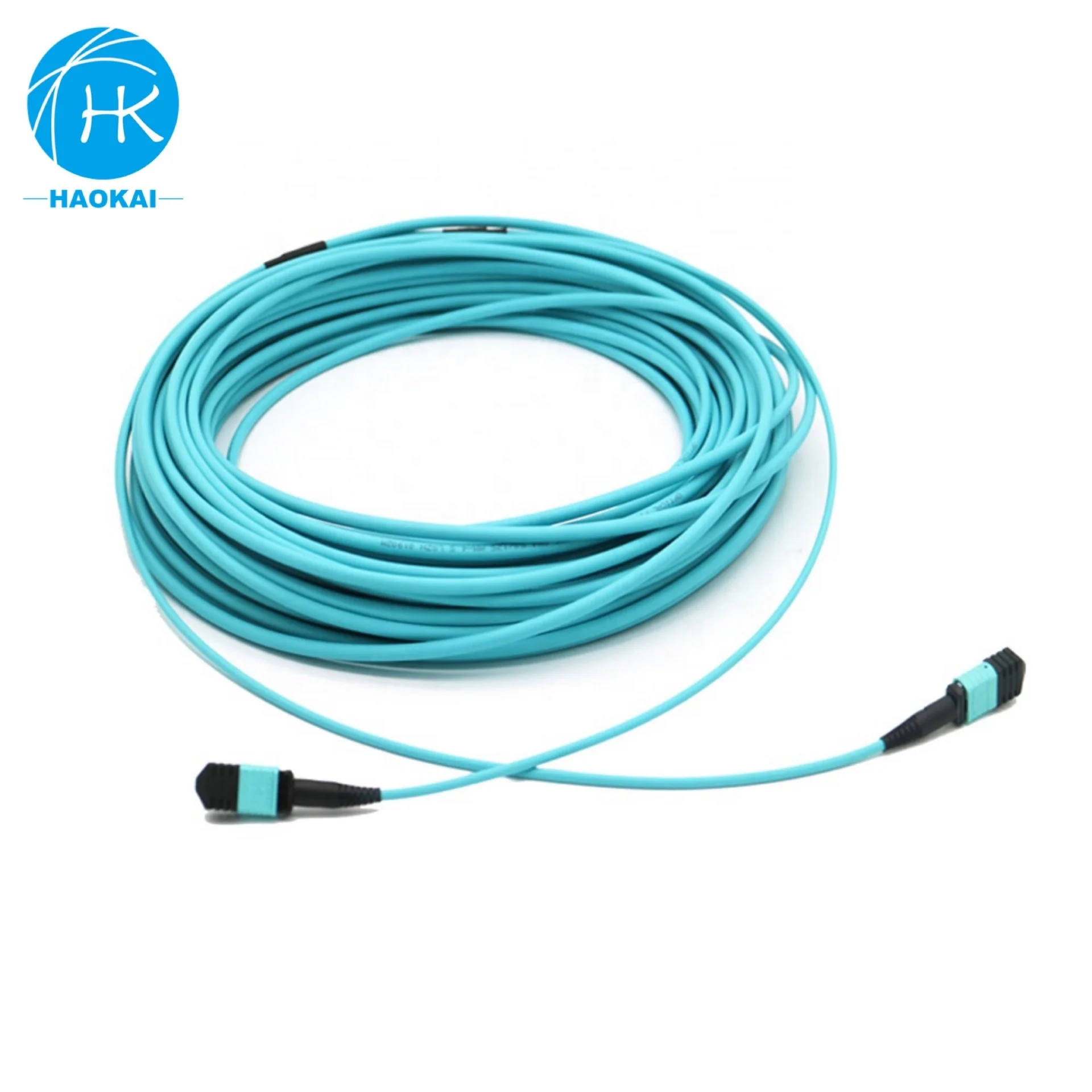 8core 12core 24core OM3 Fiber Optical MPO/MTP Patch cord Connector