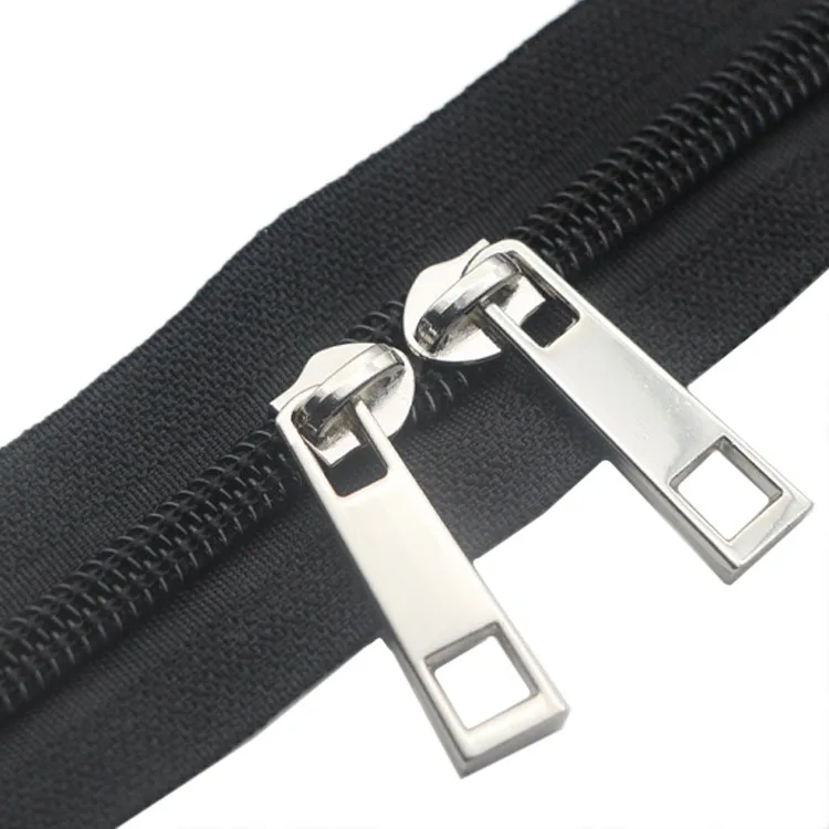 Wholesale Factory Cierre Nylon Zipper Polyester Tape with Nylon Teeth Close End Nylon Coil Zipper for Bag