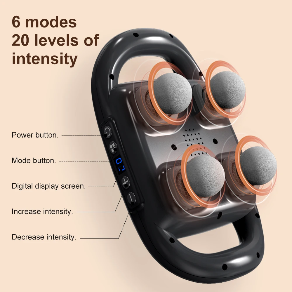 Comfortable Personal Massager Pain Relief Handheld Percussion Body Massager Therapy pistola de masaje Muscle Back Massage Gun