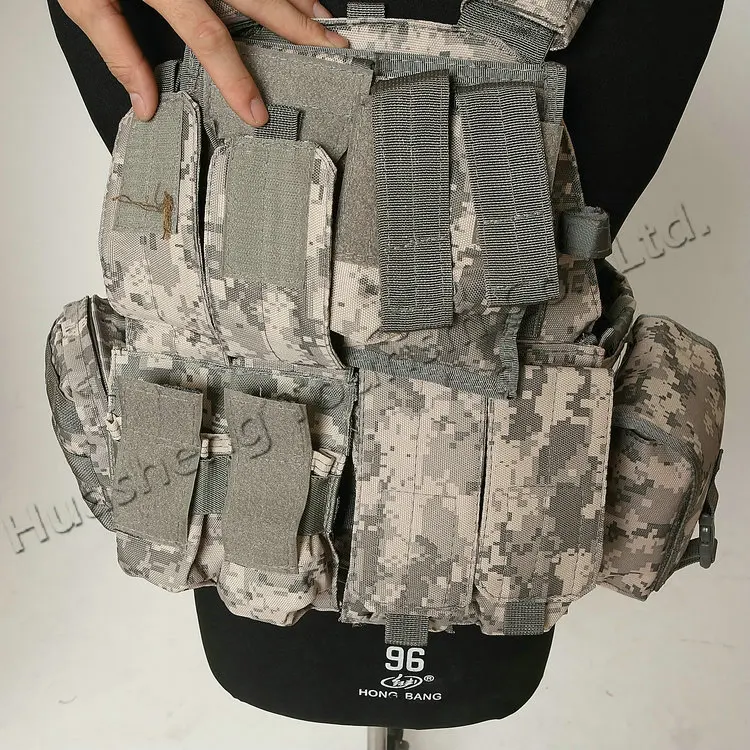 OEM custom 900D Oxford Tactical Camo Vest Outdoor Molle Personal Protective Vest