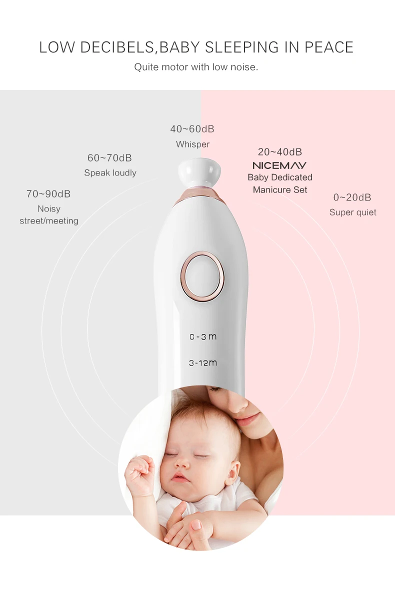 2020 Innovative Products Professional Baby Nail Trimmer Electric Baby manicure