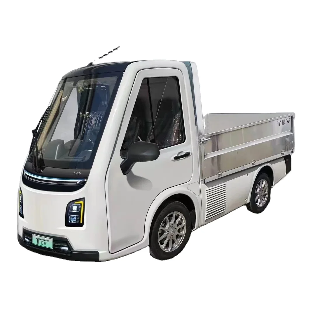 4 Wheels Electric Cargo Cheap Trucks New Energy Mini Pickup Ce Approved Left Right Hand Drive High Speed Vehicles Utility