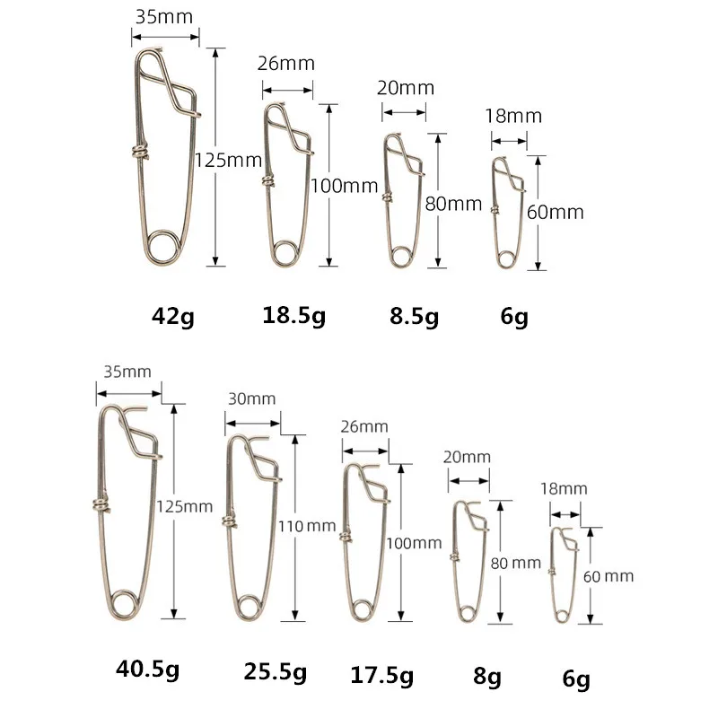 Wholesale Tuna Longline Branch Hanger Shark Clips Fishing Snaps Octopus Pots Coupling Fishing Accessories