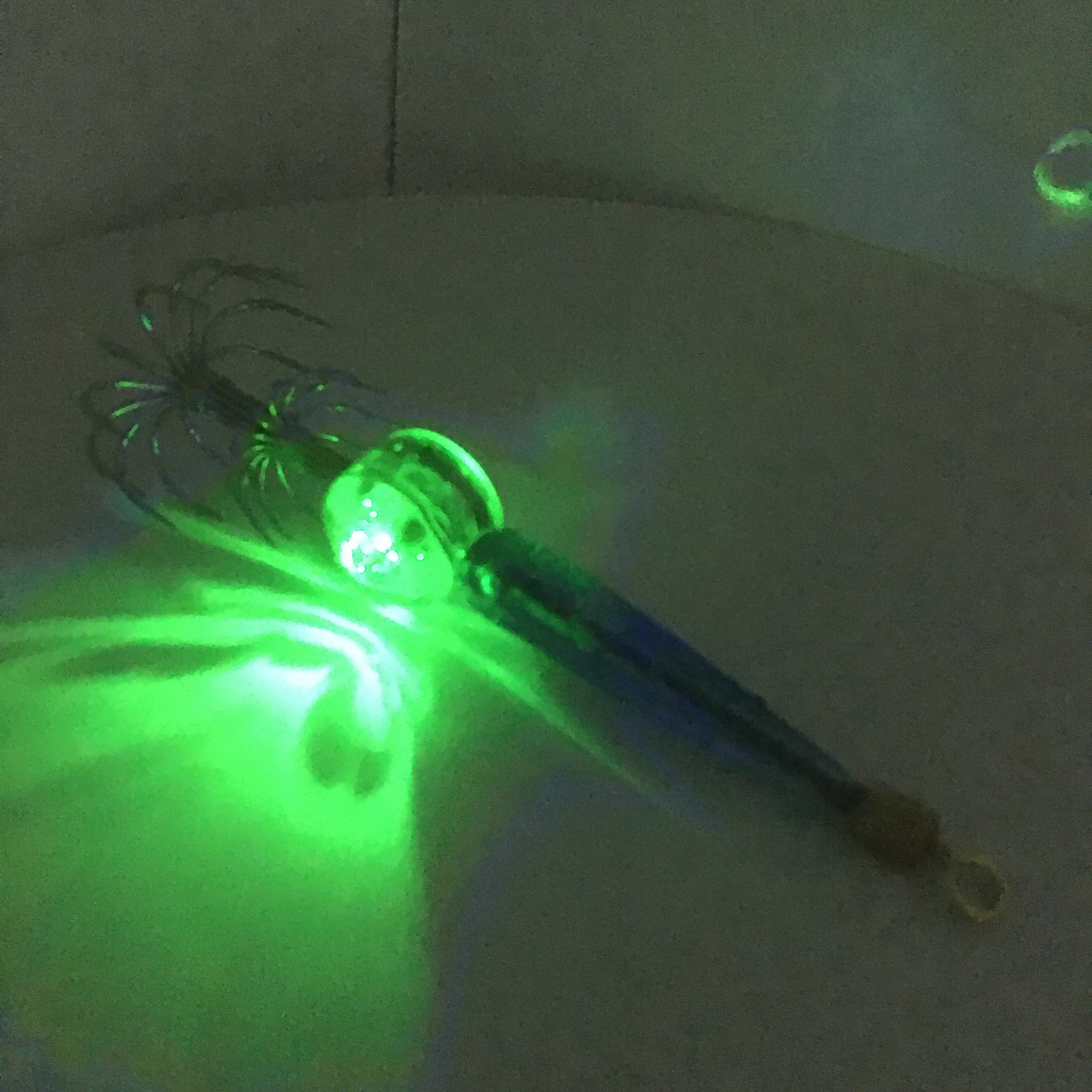 NEW LED Lighted Water Activated Saltwater Sea Fishing Octopus Lure Fishing Squid Jig