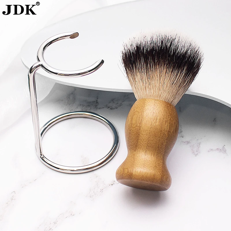 JDK Men Double Edge Razor stand Kit strop Straight Edge Razor Natural Wood Scale Sharp High Hardness Carbon Steel Stand