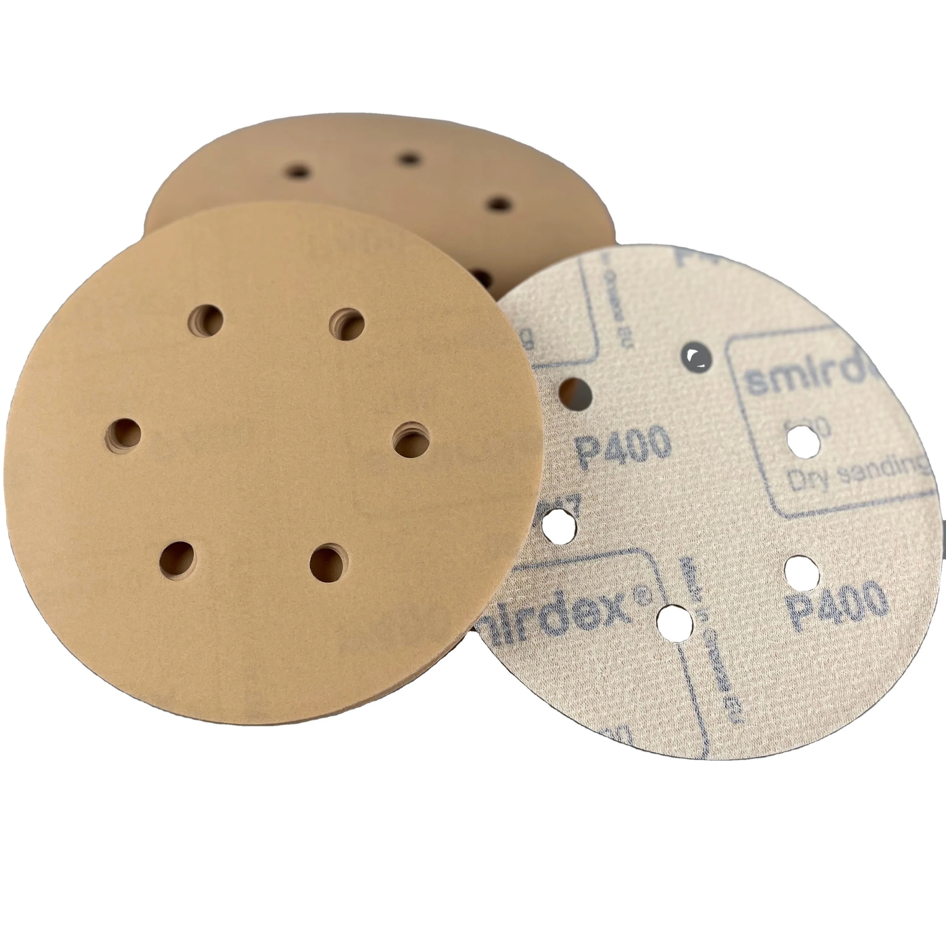 Smirdex 820 150mm gold Sanding Disc abrasive sand disc hook and loop sanding Paper disk