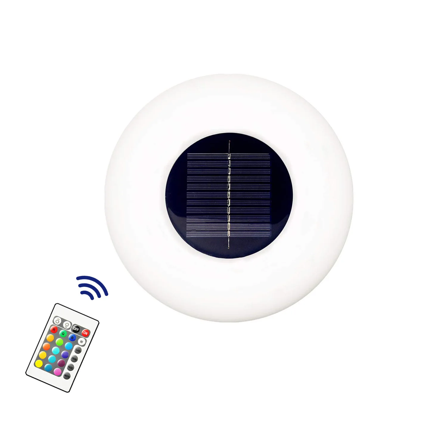 New Solar Water Float Lamp Pool Lamp Outdoor Waterproof LED Lamp Colorful LED Luminous swimming Pool Lights