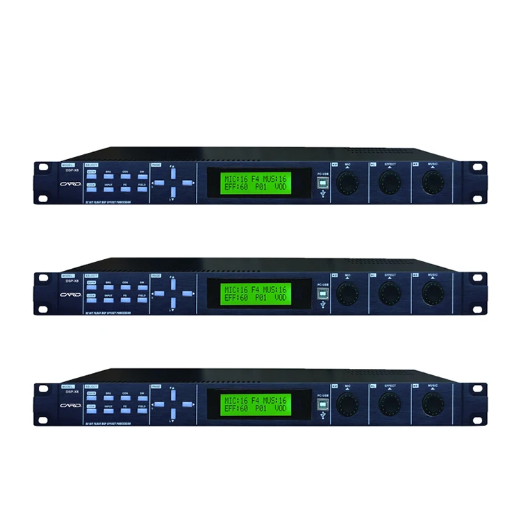 High Performance Digital Audio Effect Processor 30w Power Dsp Audio Processor For Karaoke Audio Use