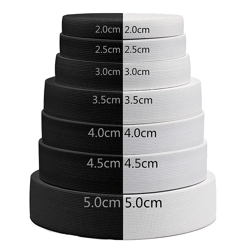 Widely Used Grment Accessories High elasticity woven crochet elastic Webbing band for belt pants