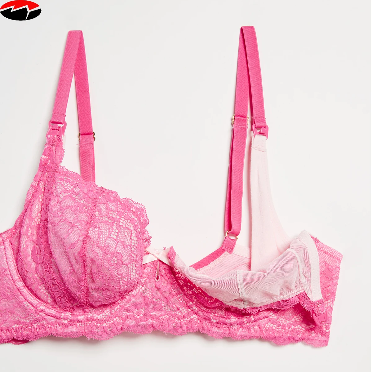 Custom Underwire Lace  Pregnant Breastfeeding Bra Light Weight Bralette Maternity Nursing Bra