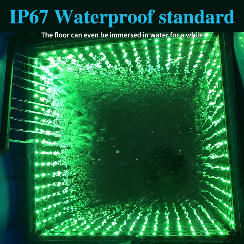Led Interactive Dance Floor Screen Light Waterproof Portable Magnetic Digital for Sale