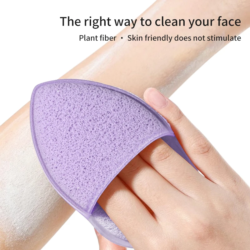 LMLTOP Hot sell makeup remover pads washable puff cleaning sponge for face wash facial Cleanser facial sponge cleansing SY770