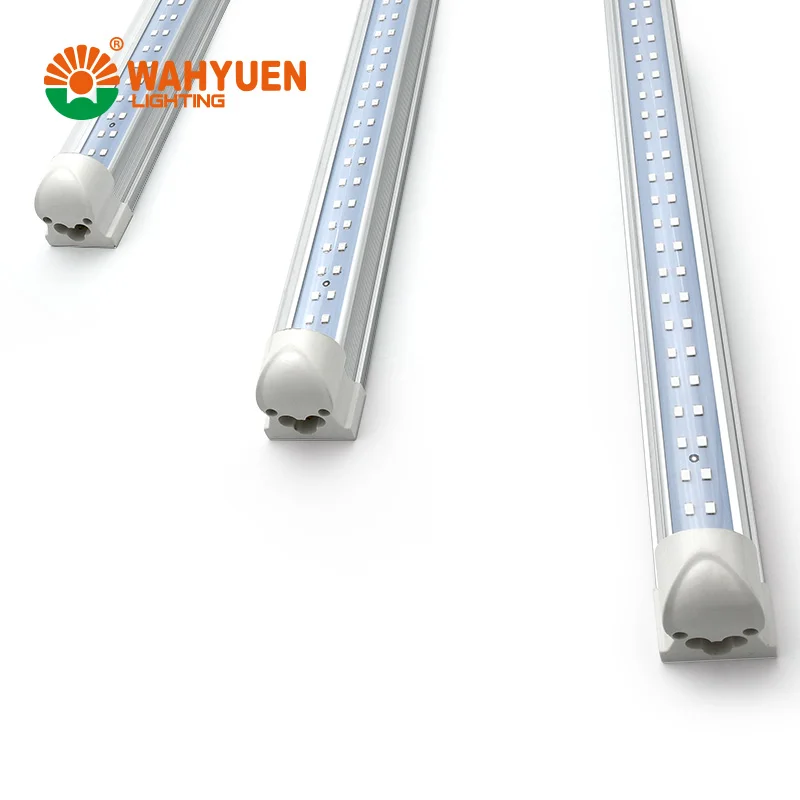
4Ft 15W/24W/30W T8 LED Grow Light Double-Row Integrated Plant Lamp For Plants Growing 