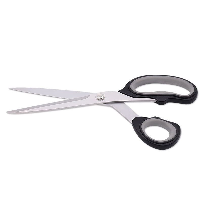 stainless steel  leather fabric black tailor scissors