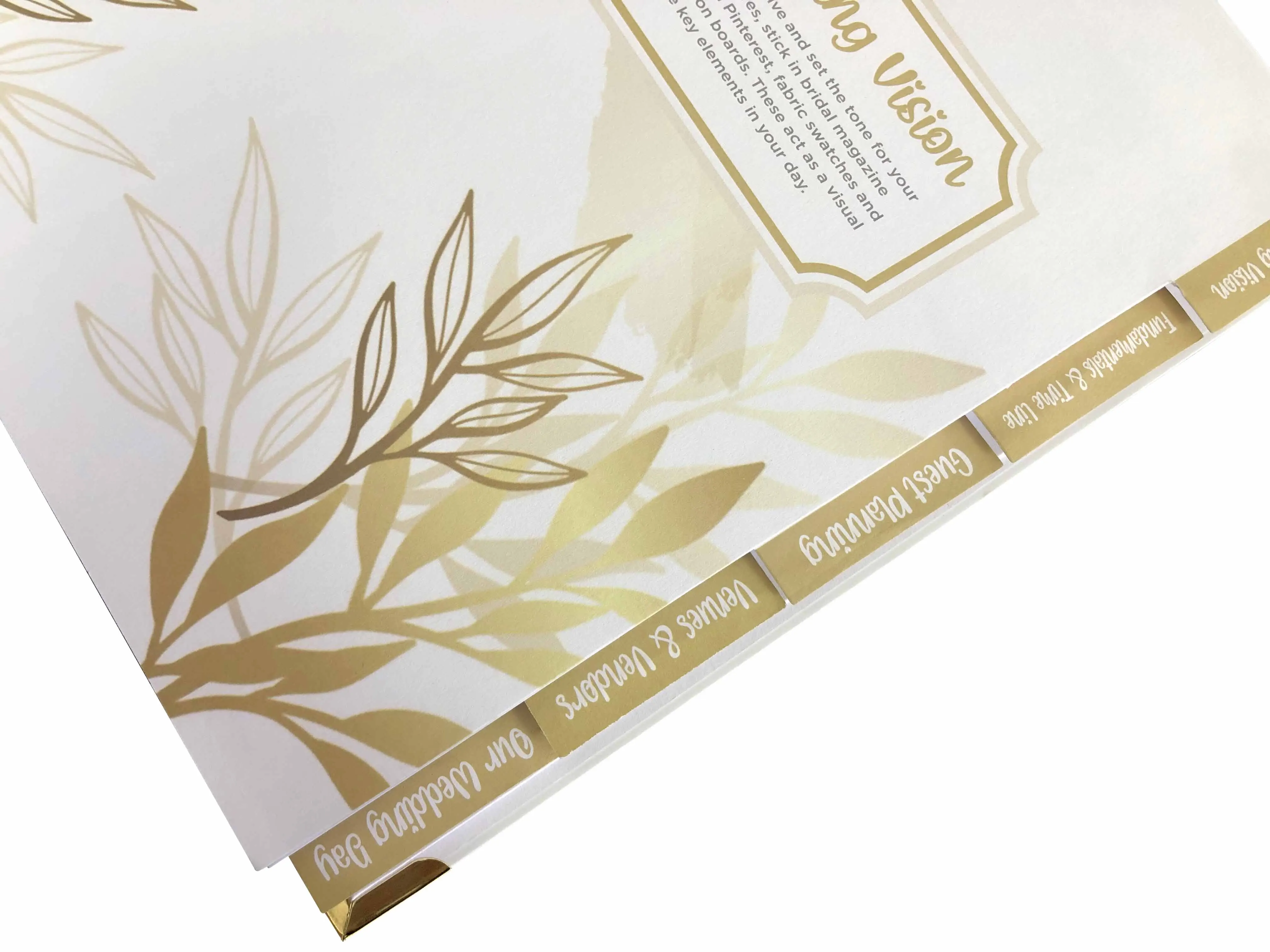 Custom A4/ A5 Diary Notebook Wedding Planner
