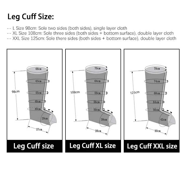 Recovery System air Compression BootsTherapy sports recovery physical therapy recovery boots 6 chamber