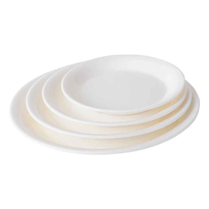 Dinnerware Supplier Smooth Surface Dinner Plates Eco-friendly Tableware Factory Soup 100% Melamine Ware Plate
