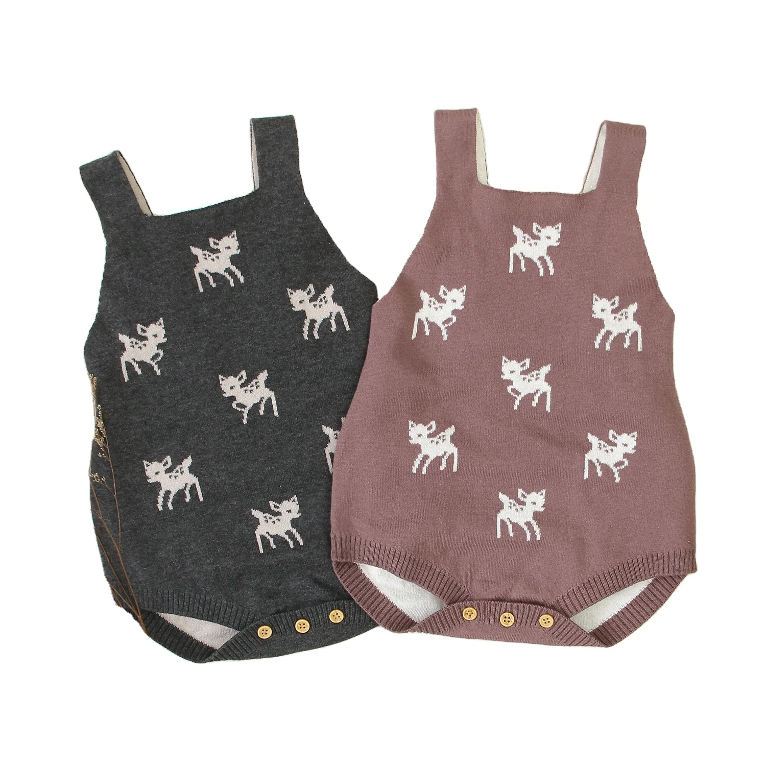 
2021 Most Popular Baby Cotton Romper Baby Cute Bodysuit Kid Clothes Infant Knitted Casual Outwear Clothes 