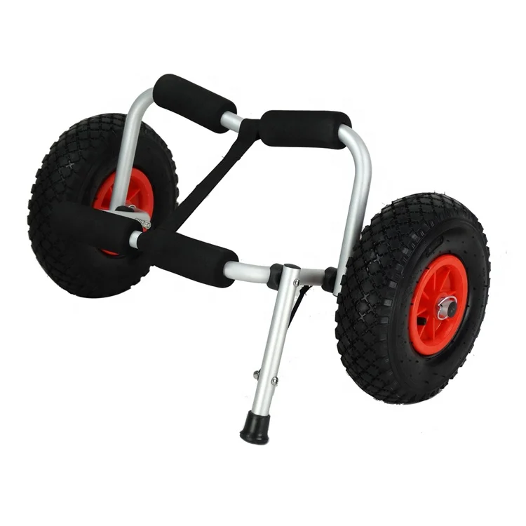 Universal Kayak Canoe Boat Carrier Kayak Dolly Trailer Trolley Transport Cart with Beach Wheels