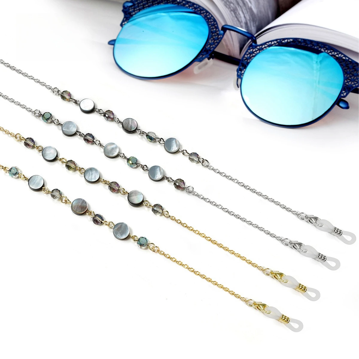 Shell Glasses Chain Anti-slip Reading Chain Gold Plated Sunglasses Chain