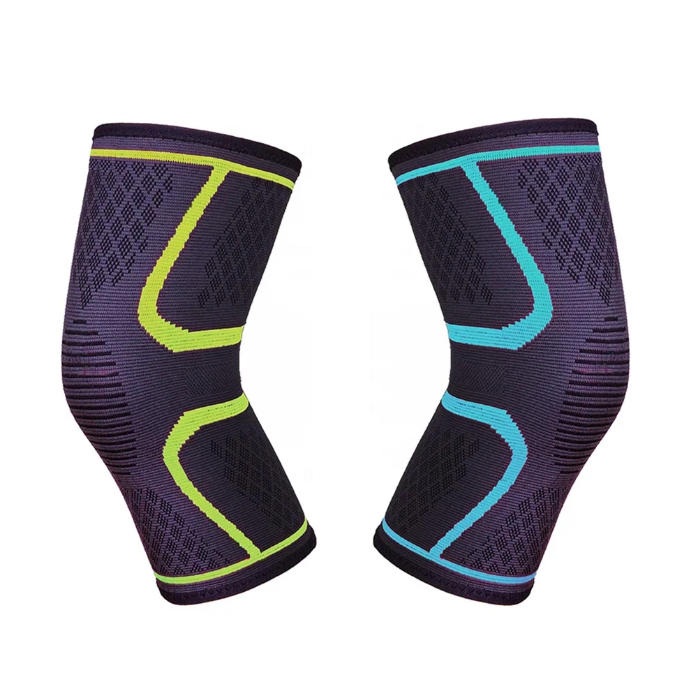 Comfort Anti Slip Compression Knitting Knee Brace Support Sleeve For Pain Relief Products, Sports, Running, Jogging, Lifting