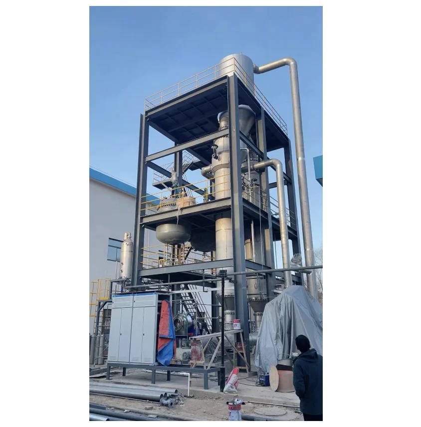 Falling Film Evaporator Multi-effect Forced Circulation Evaporator For Milk Food Processing