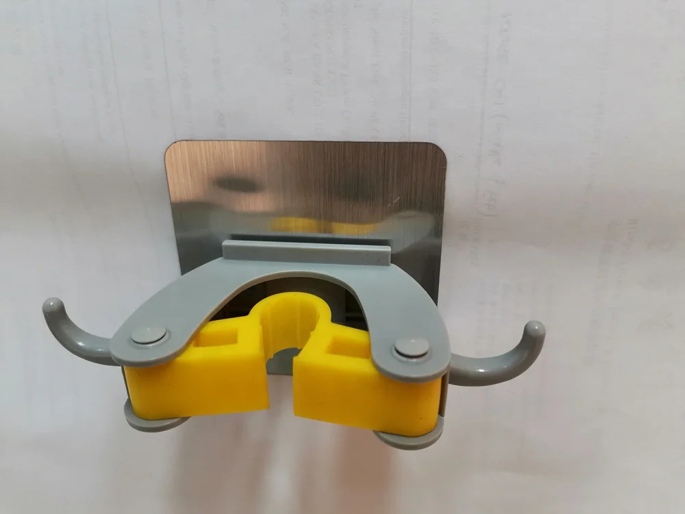 Hot Sell Self-adhesive Single Holder Wall Mount Mop And Broom Holder