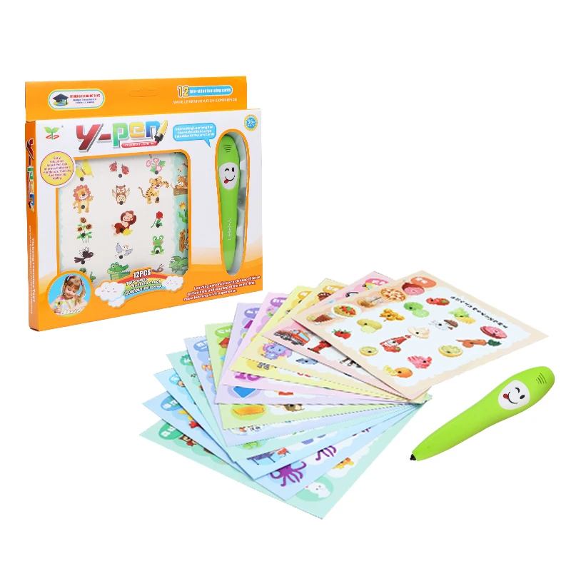 Children Educational toys intelligent English reading learning pen with learning cards