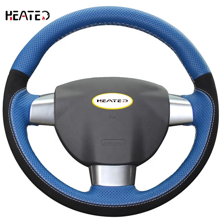 Steering Wheel Cover  for Ford Focus 2 2005-2011 (3-Spoke) wholesale price for you Steering Wheel Wrap