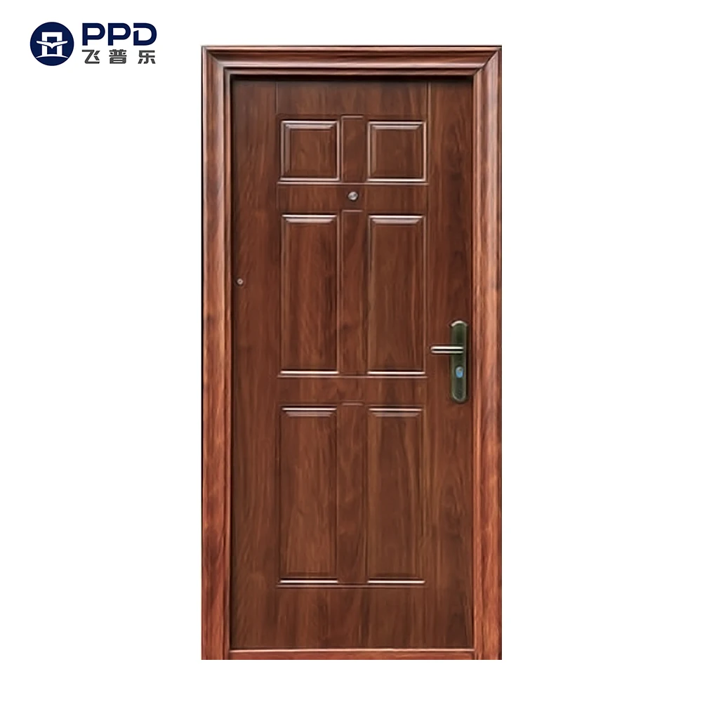 Latest Design Dutch door Style China Supplier Exterior door skin Hot sale Chinese Security Steel door