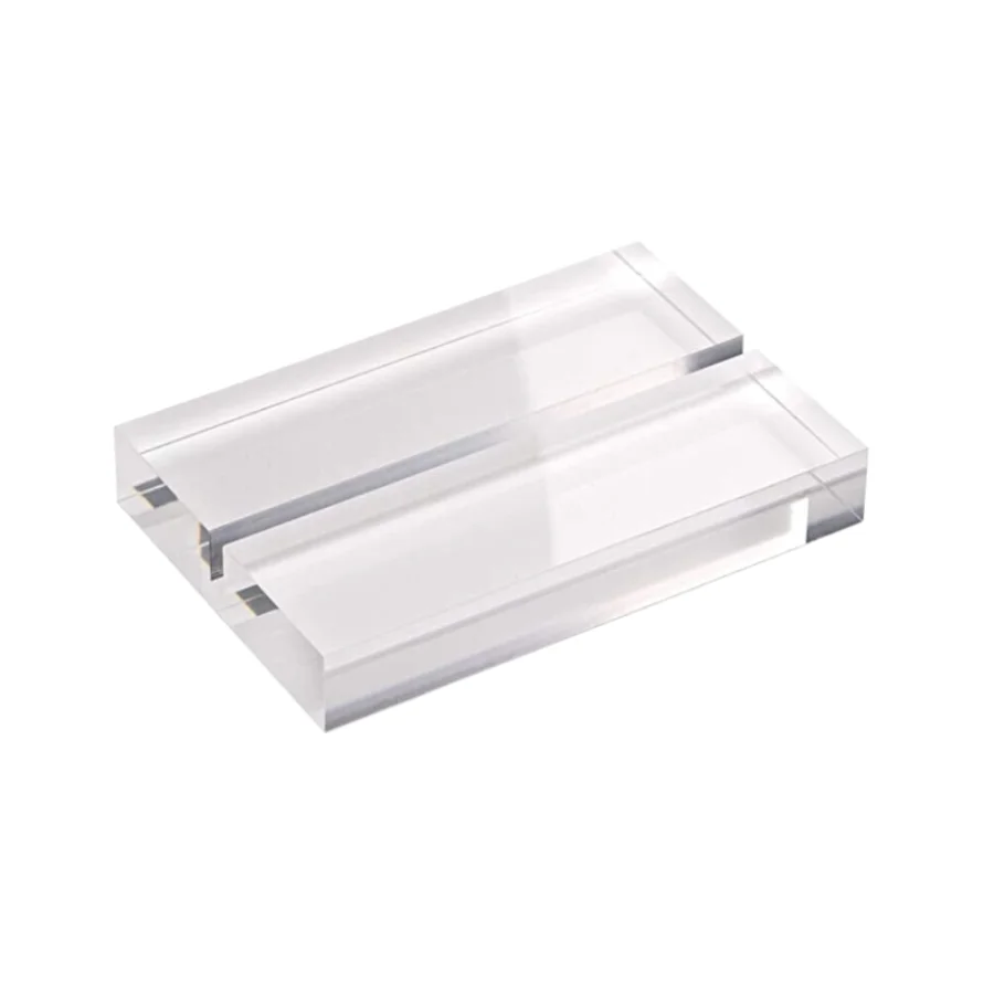 New Style Customize Table Display Stands Acrylic Base Stand With Slot