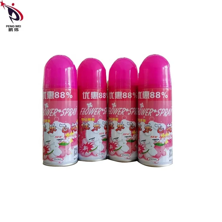 Wholesale Jiale Party Wedding Decoration Floral Spray Color Aerosol Fly