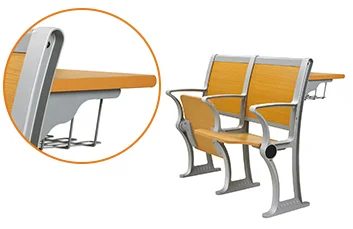 Standard Classroom Study Secondary School Ladder Lecture Hall Chairs Student Wood Backrest Folding College Step Chair