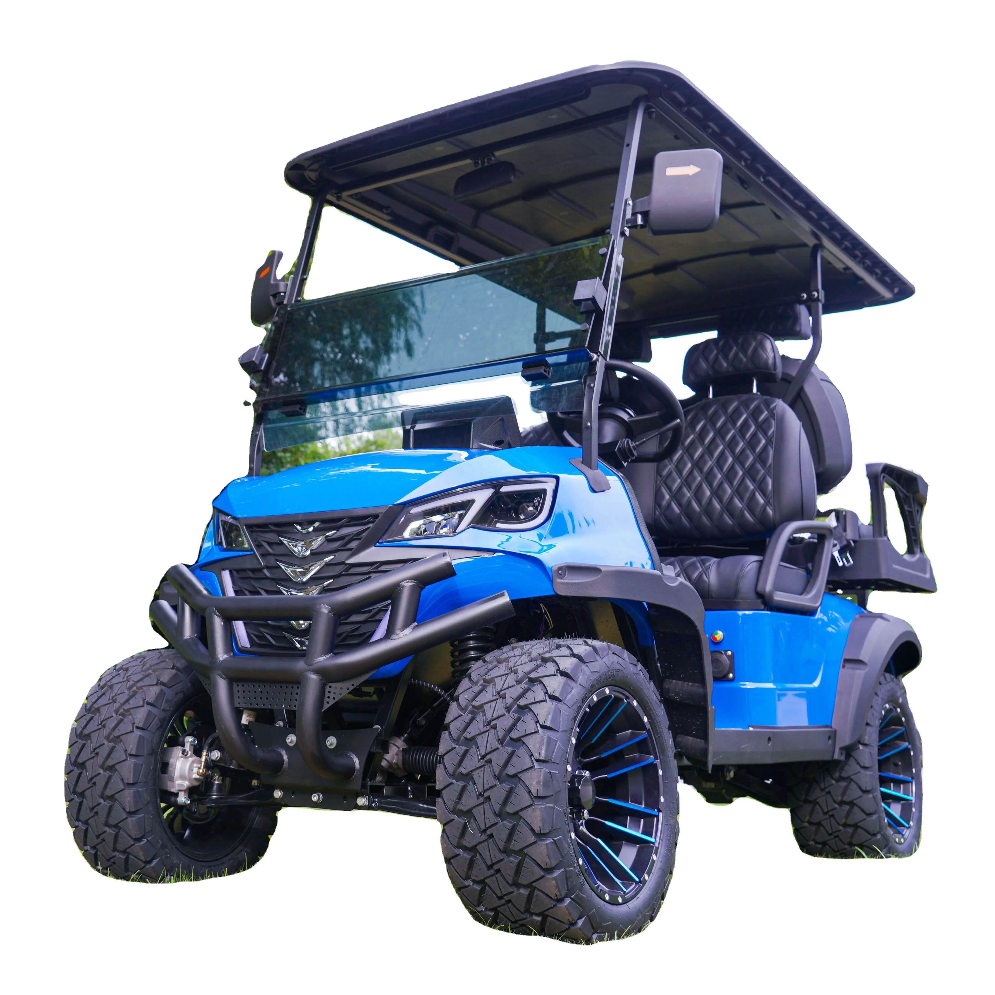 2024 Customized 72V Electric Lithium Battery 4 Seater Off-Road Hunting Buggy and Golf Cart Shuttle