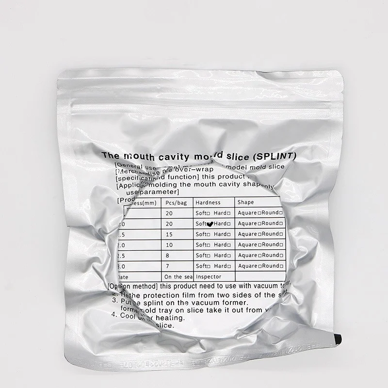 Dental press diaphragm Orthodontic retainer plate bubble free vacuum forming machine diaphragm