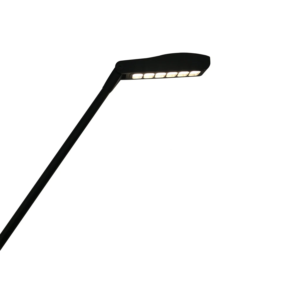 Good quality led mini standing spotlight 6*1w black jewelry furniture led display case light