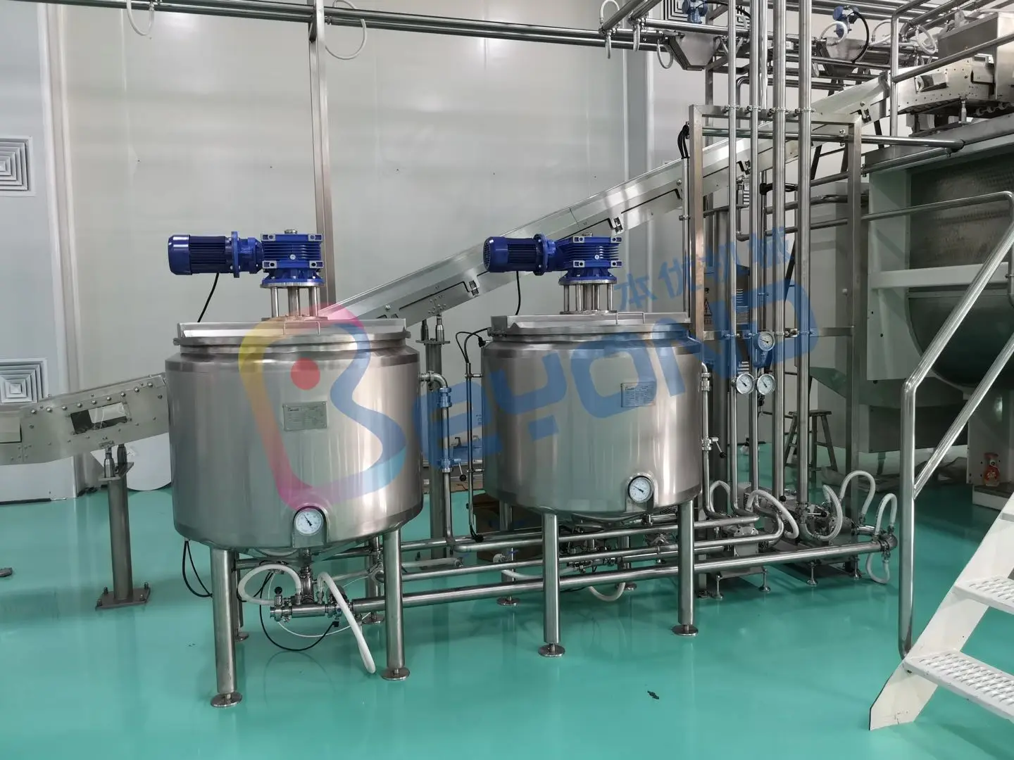 Chocolate production machine chocolate melting tank chocolate mixing machine