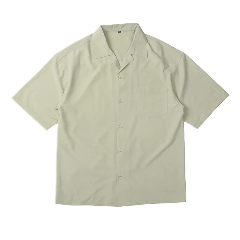 custom logo mens casual silk beach summer retro bowling shirt black fishing graphic button up screen print work shirts