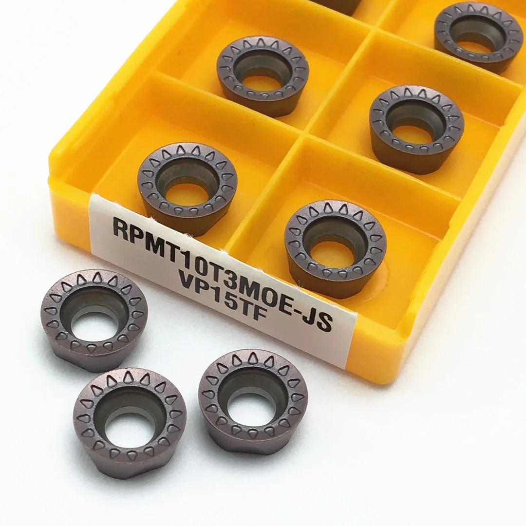 Tungsten Carbide Tool RPMT10T3MO E JS VP15TF Internal Turning R5 Metal Turning Tools CNC Cutting Tool RPMT 10T3 Carbide Insert