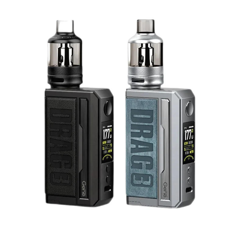 Best Price Drag 3 177W TC Kit Power By 18650 Battery 510 thread Box Mod Original