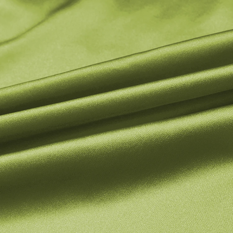 wedding dress pure silk 16mm silk satin fabric 114cm width No.46 color shine silk fabric