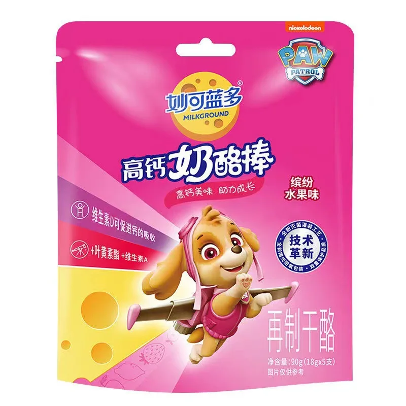 Hot Sale 90g 5 Sticks Fruit Flavored Prebiotic Cheese Bars Cheese and Similar Healthy Nutritious Snacks (1600505221012)