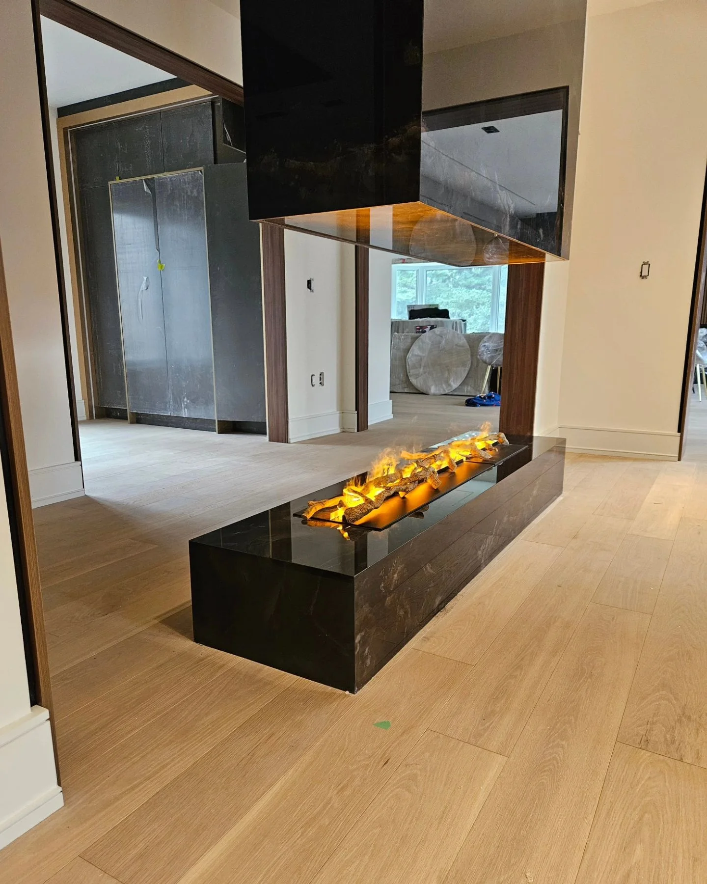 Manufacturer supply custom size 3d atomization electric water vapor fire steam fireplace for modern interior decoration