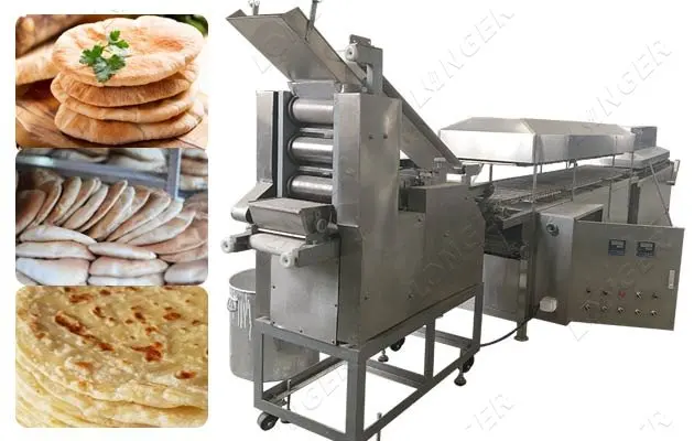 Fully Automatic Flat Arabic flat bread Pita bread machine roti maker making machine price