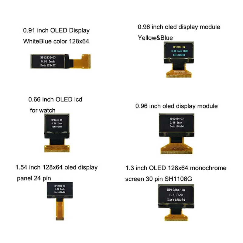 Micro 0.96 Inch Wholesale Programmable Oled Display 30pin128x64 0.96' Oled Display Module