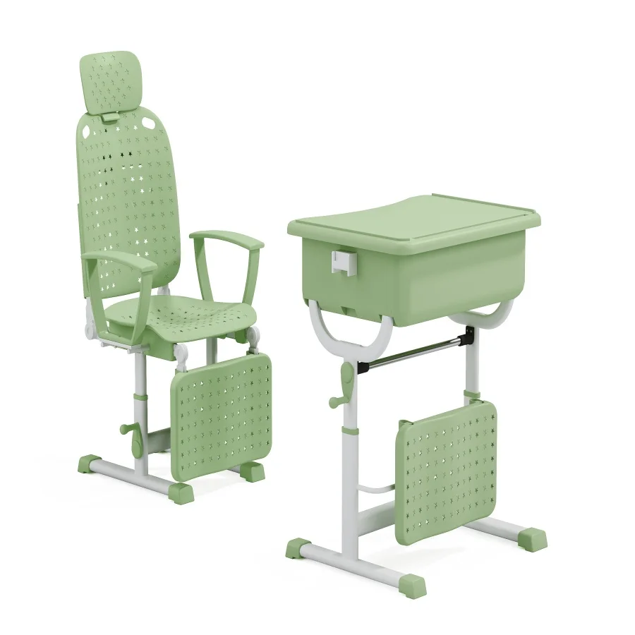 Popular design school furniture,Classroom student double table and chair School furniture with factory price School Furniture