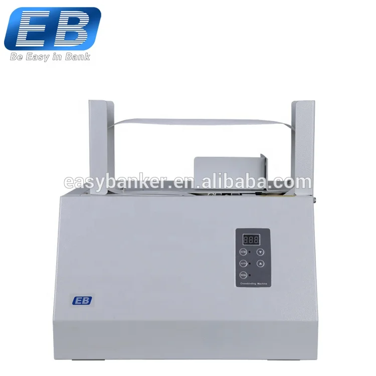 JB-208 Automatic Small Strapping Machine Banknote Banding Money Wrapping Heat Sealing Paper Packaging Food CE Certified New